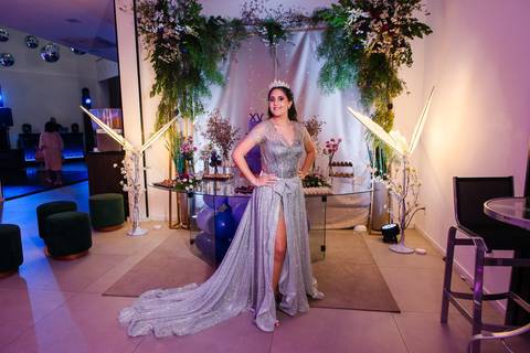 Fotos festa de 15 anos de Mariana Cruz no espaço Le Petit Gourmand em Itajaí - SC Fotógrafo Jeferson Paz'