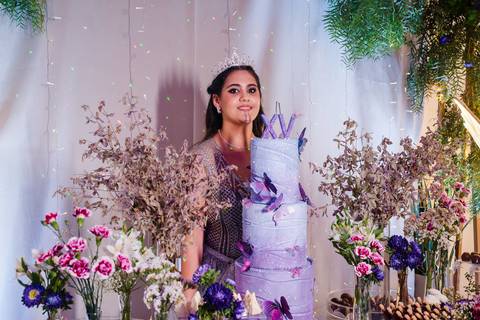 Fotos festa de 15 anos de Mariana Cruz no espaço Le Petit Gourmand em Itajaí - SC Fotógrafo Jeferson Paz'