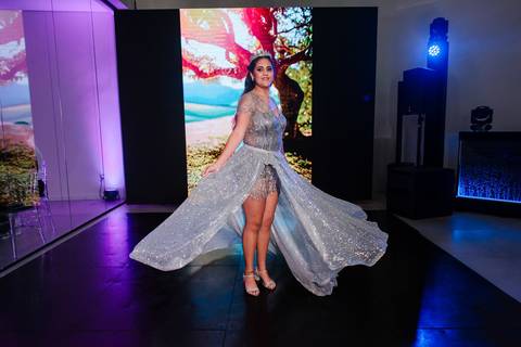 Fotos festa de 15 anos de Mariana Cruz no espaço Le Petit Gourmand em Itajaí - SC Fotógrafo Jeferson Paz'