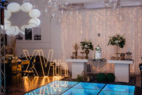 decoração festa de 15 anos em canoas fotógrafo jeferson paz'