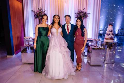 Festa de 15 anos de Rafaela no Gran Fiesta Luxe em Canoas pelo fotógrafo Jeferson Paz'