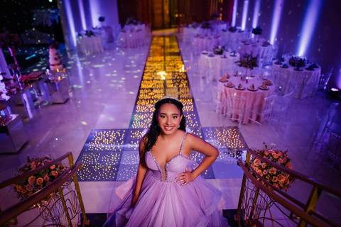 Festa de 15 anos de Rafaela no Gran Fiesta Luxe em Canoas pelo fotógrafo Jeferson Paz'
