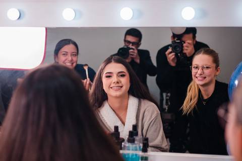 fotos da festa de 15 anos de larissa abascal em cachoeirinha no espaço Pátio 115 feitas por Jeferson Paz Fotografia'