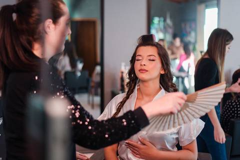 Fotos da festa de 15 anos de Dhiully na Estética Joice Oliveira Studio Hair'