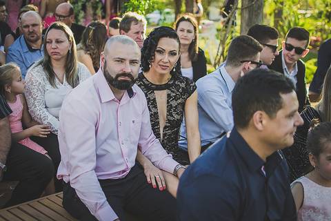 Casamento ao ar livre em Sapiranga convidados'