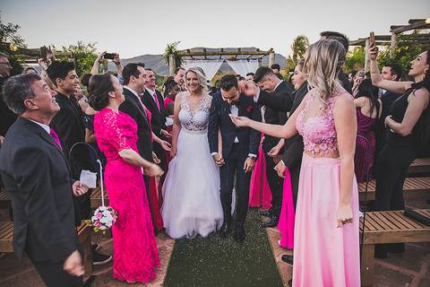 Casamento ao ar livre Arroz'
