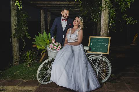 Casamento ao ar livre Ensaio dos noivos'