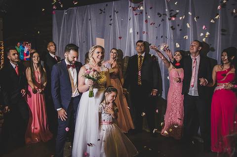 Casamento recepção dos noivos'