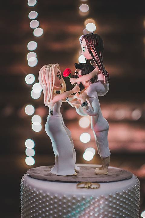 Casamento Fotos dos noivinhos do bolo'