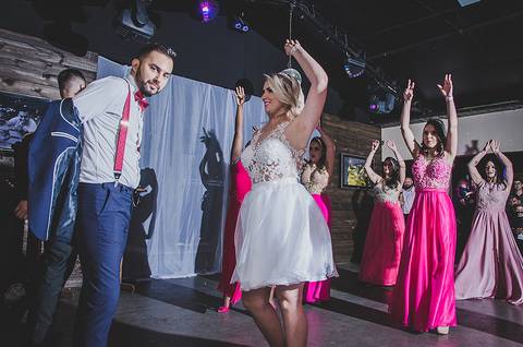 Casamento coreografia da abertura da pista de dança'