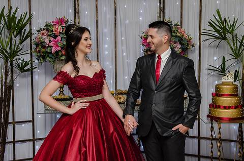 Festa de 15 anos Porto Alegre debutante com o pai'