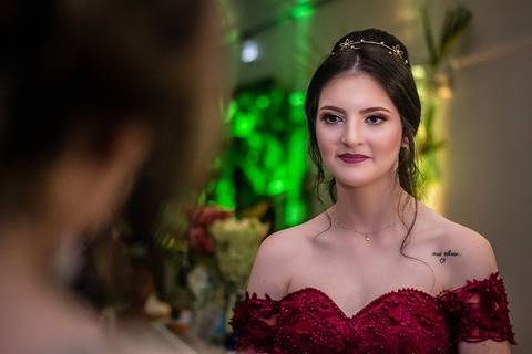 Festa de 15 anos na Sociedade Gondoleiros Porto Alegre Homenagem da mãe'