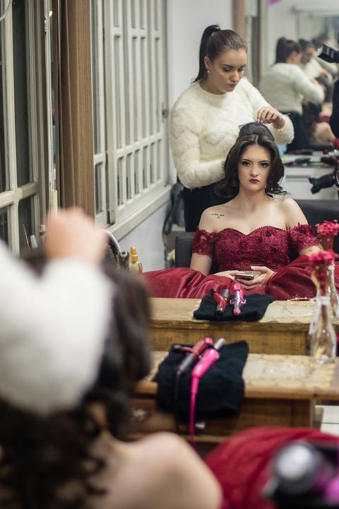 Making of da debutante 15 anos Alle Cabeleireiros Day Spa e Estética'