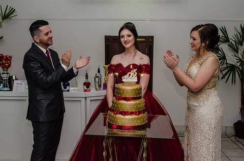 Festa de 15 anos na Sociedade Gondoleiros Porto Alegre Parabéns'