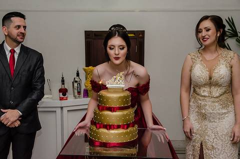 Festa de 15 anos na Sociedade Gondoleiros Porto Alegre Parabéns'