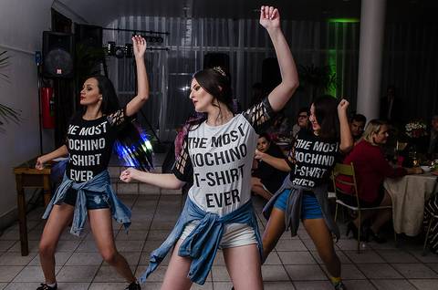 Festa de 15 anos na Sociedade Gondoleiros Porto Alegre Abertura da pista'