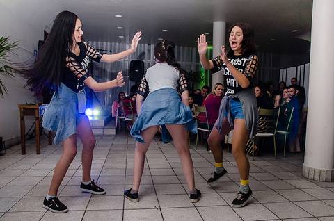 Festa de 15 anos na Sociedade Gondoleiros Porto Alegre Abertura da pista'