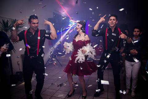 Festa de 15 anos na Sociedade Gondoleiros Porto Alegre Balada chuva de prata'