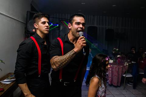 Festa de 15 anos na Sociedade balada animação'