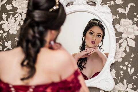 Making of da debutante 15 anos  espelho Alle Cabeleireiros Day Spa e Estética'