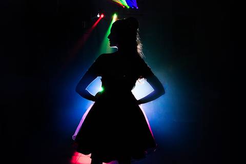 Festa de 15 anos na Sociedade Gondoleiros Porto Alegre Debutante contra a luz'