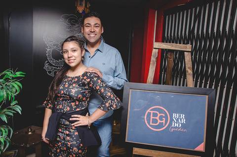 O jornalista e apresentador Bernardo Guedes juntamente com a sua filha Isadora Guedes apresenta sua nova identidade visual'