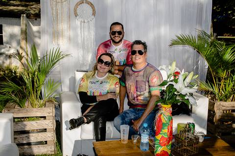 Soraya Hutten, Thiago Soares e Bebeto Azevedo'