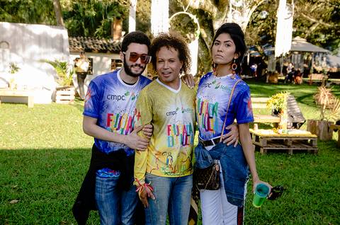 Samuel Nunes, Lucca Rossi e Juliete Arruda'