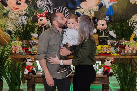 Festa infantil em Richesky Kids & Teens pais com o aniversariante'