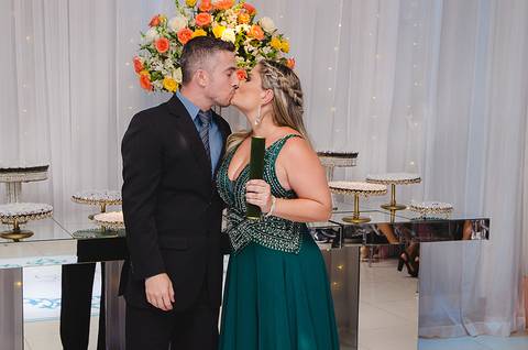 Formanda Posa com o marido'