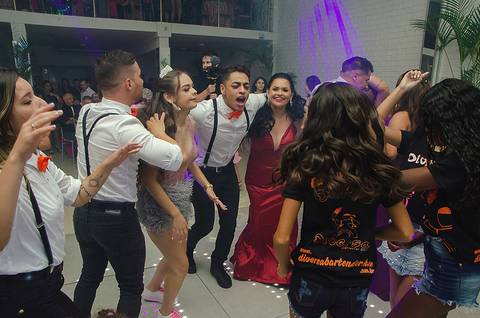 Pista de dança festa de 15 anos'