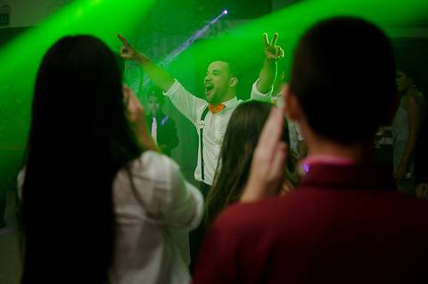 Pista de dança festa de 15 anos'