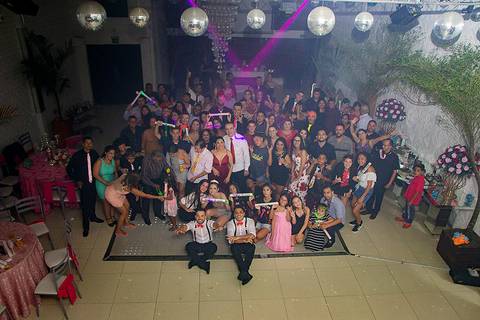 Pista de dança festa de 15 anos'