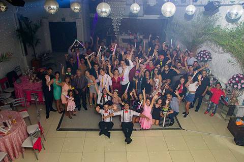 Pista de dança festa de 15 anos'