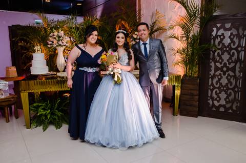 Fotos de Festa de 15 anos em Sapucaia do Sul mãe e debutante'