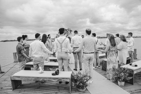 casamento de Lia e Ismael no Canto da ilha em Porto Alegre '