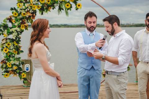 casamento de Lia e Ismael no Canto da ilha em Porto Alegre '