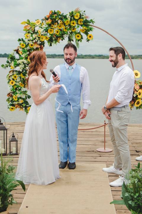 casamento de Lia e Ismael no Canto da ilha em Porto Alegre '