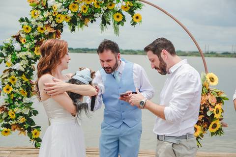 casamento de Lia e Ismael no Canto da ilha em Porto Alegre '
