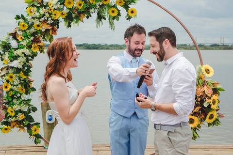 casamento de Lia e Ismael no Canto da ilha em Porto Alegre '