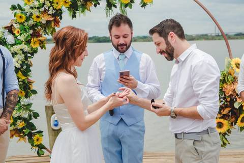 casamento de Lia e Ismael no Canto da ilha em Porto Alegre '