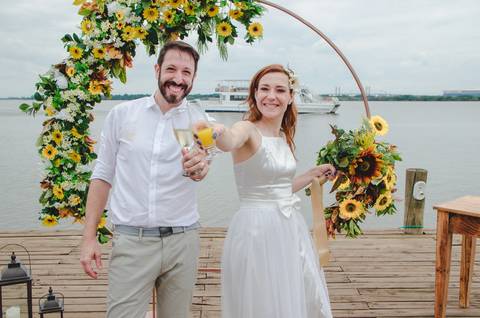 casamento de Lia e Ismael no Canto da ilha em Porto Alegre '