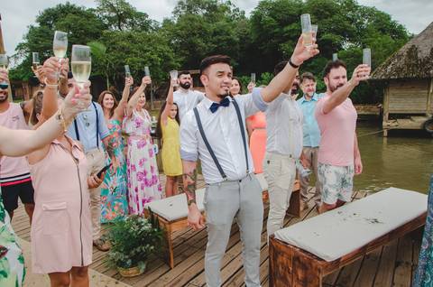 casamento de Lia e Ismael no Canto da ilha em Porto Alegre '