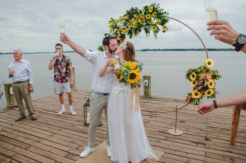 casamento de Lia e Ismael no Canto da ilha em Porto Alegre '