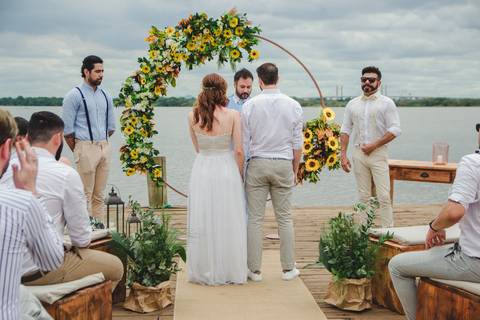 casamento no Canto da ilha em Porto Alegre'