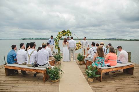 casamento no Canto da ilha em Porto Alegre'
