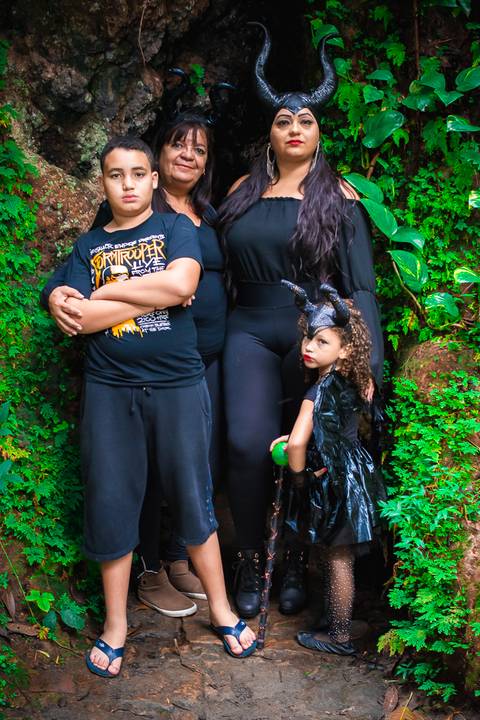 Ensaio fotográfico infantil Malévola Valentina  
Fotografia Wallace Nunes'