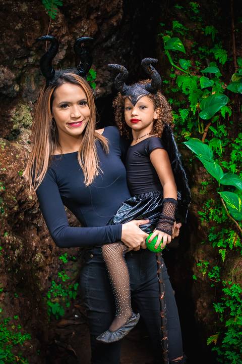 Ensaio fotográfico infantil Malévola Valentina  
Fotografia Wallace Nunes'