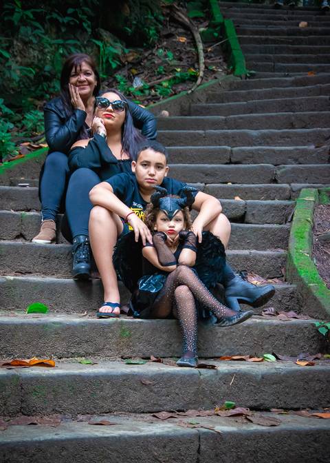 Ensaio fotográfico infantil Malévola Valentina  
Fotografia Wallace Nunes'