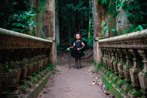 Ensaio fotográfico infantil Malévola Valentina  
Fotografia Wallace Nunes'